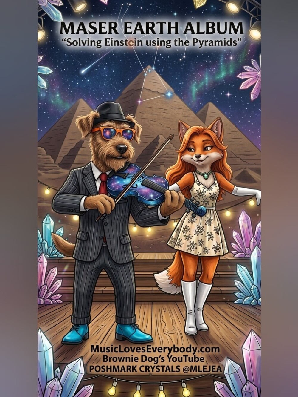 ROCK ME PYRAMID ⭐ BROWNIE DOG LIVE SHOW EVENT #maserearth - Picture 4 of 16